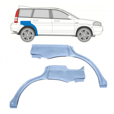 Reparaturni lim stražnjeg blatobrana za Honda HRV 1999-2006 / Lijevo+Desno / Set 9205