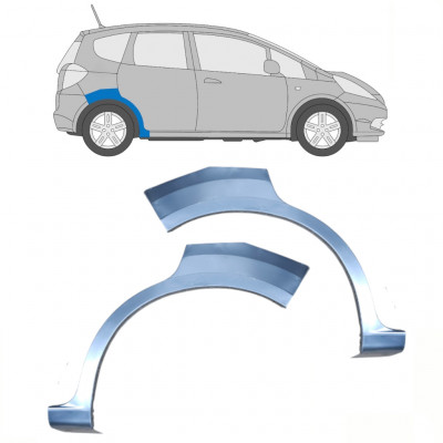 Reparaturni lim stražnjeg blatobrana za Honda Jazz GE 2008-2015 / Lijevo+Desno / Set 10297