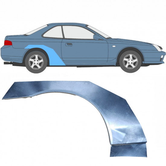 Reparaturni lim stražnjeg blatobrana za Honda Prelude 1996-2001 / Desno 8062