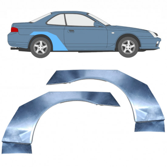 Reparaturni lim stražnjeg blatobrana za Honda Prelude 1996-2001 / Lijevo+Desno / Set 9832