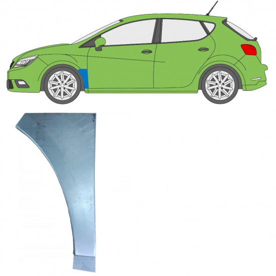 Reparaturni lim prednjeg blatobrana za Seat Ibiza 2008- / Lijevo 8947