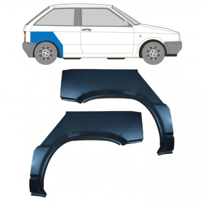 Reparaturni lim stražnjeg blatobrana za Seat Ibiza 1984-1993 / Lijevo+Desno / Set 10738