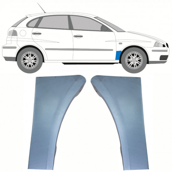 Reparaturni lim prednjeg blatobrana za Seat Ibiza Cordoba 2002-2008 / Lijevo+Desno / Set 10262