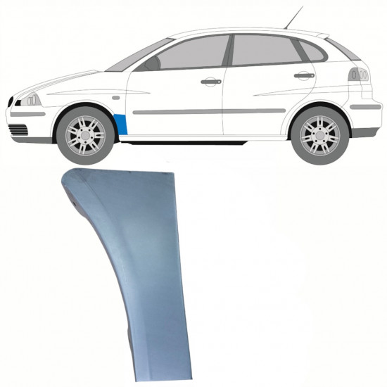 Reparaturni lim prednjeg blatobrana za Seat Ibiza Cordoba 2002-2008 / Lijevo 8363