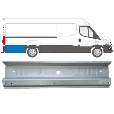 Reparaturni lim boka za Iveco Daily 2014- / Lijeva = Desna (simetrična) 14713