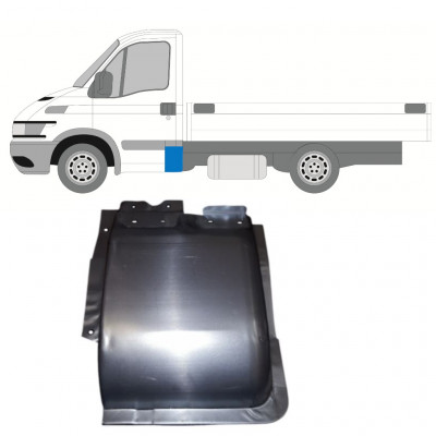 Reparaturni lim stražnjeg kuta za Iveco Daily 2000-2012 / Lijevo / Jednostruka kabina 7659