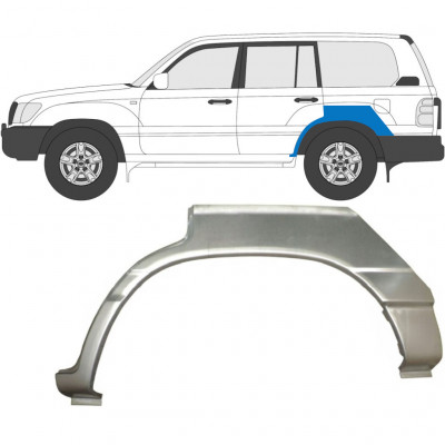 Reparaturni lim stražnjeg blatobrana za Toyota Land Cruiser 1998-2007 / Lijevo 7055