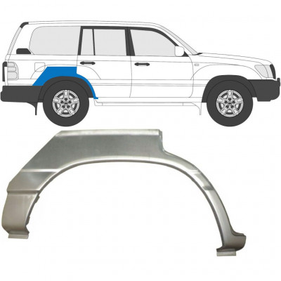 Reparaturni lim stražnjeg blatobrana za Toyota Land Cruiser 1998-2007 / Desno 7054