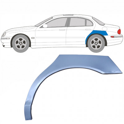 Reparaturni lim stražnjeg blatobrana za Jaguar S-Type 1999-2007 / Lijevo 6126