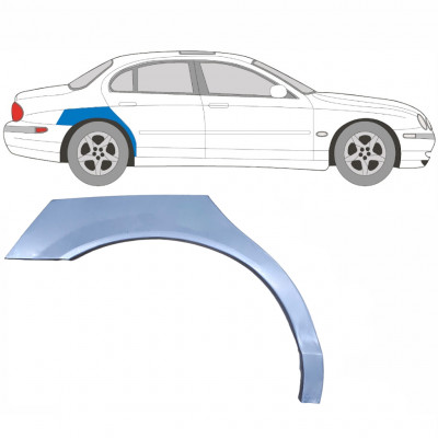 Reparaturni lim stražnjeg blatobrana za Jaguar S-Type 1999-2007 / Desno 5861