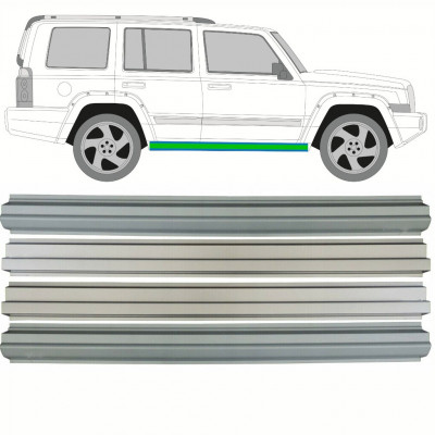 Unutarnji lim praga za Jeep Commander 2005-2010 / Set 10500