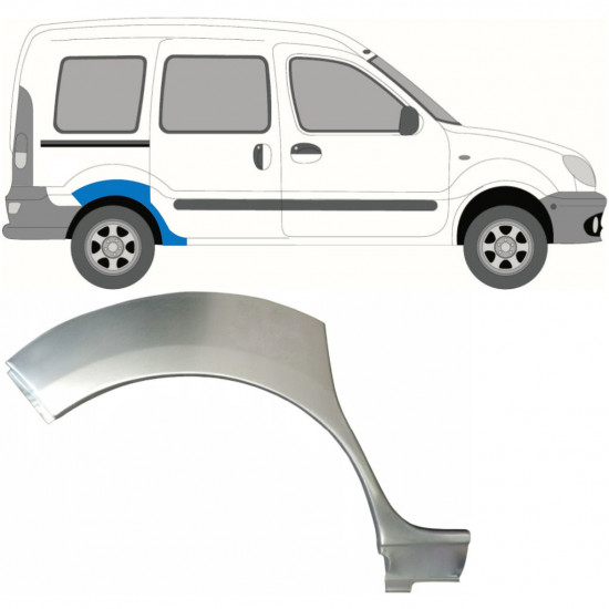 Reparaturni lim stražnjeg blatobrana za Renault Kangoo 1997-2008 / Desno 6979