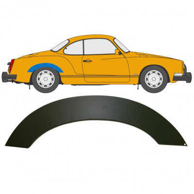 Reparaturni lim stražnjeg blatobrana za VW Karman Ghia 1955-1974 / Desno 12720