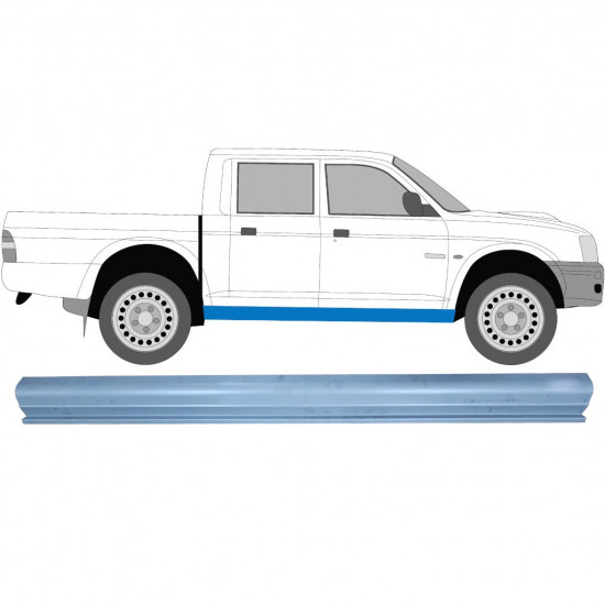 Lim praga za Mitsubishi L200 1996-2007 / Lijeva = Desna (simetrična) 5085