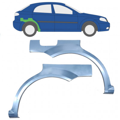 Reparaturni lim stražnjeg blatobrana za Chevrolet Lacetti 2003-2009 / Lijevo+Desno / Set 9808