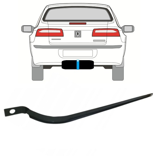Obujmice spremnika goriva za Renault Laguna II 2001-2007 14956