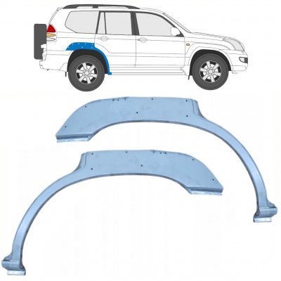 Reparaturni lim stražnjeg blatobrana s otvorom za Toyota Land Cruiser 2003-2010 / Lijevo+Desno / Set 10214