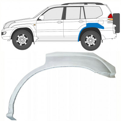 Reparaturni lim stražnjeg blatobrana za Toyota Land Cruiser 2003-2010 / Lijevo 7935