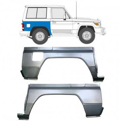 Reparaturni lim stražnjeg blatobrana za Toyota Land Cruiser 1984-1993 / Lijevo+Desno / Set 9514