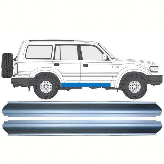 Lim praga za Toyota Land Cruiser 1990-1996 / Lijeva = Desna (simetrična) / Set 10242