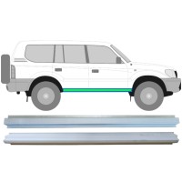 Unutarnji + vanjski lim praga za Toyota Land Cruiser J90 1996-2002 / Lijeva = Desna (simetrična) / Set 14852