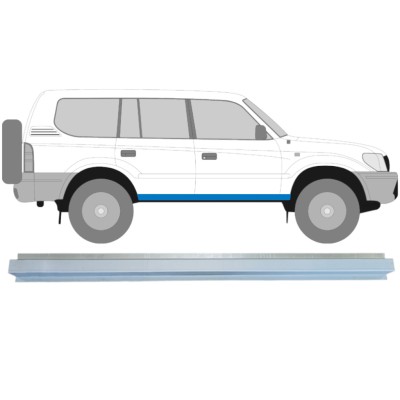 Unutarnji lim praga za Toyota Land Cruiser J90 1996-2002 / Lijeva = Desna (simetrična) 14850