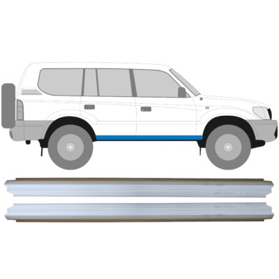 Lim praga za Toyota Land Cruiser J90 1996-2002 / Lijevo+Desno / Set 14849