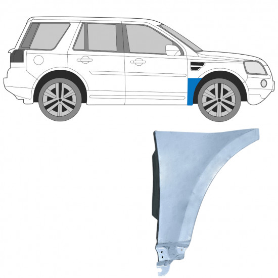 Reparaturni lim prednjeg blatobrana za Land Rover Freelander 2006-2015 / Desno 12788