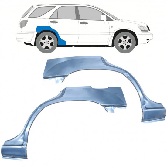 Reparaturni lim stražnjeg blatobrana za Lexus RX 300 1998-2003 / Lijevo+Desno / Set 9947