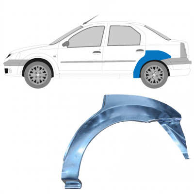 Reparaturni lim stražnjeg blatobrana za Dacia Logan 2004-2009 / Lijevo 8896