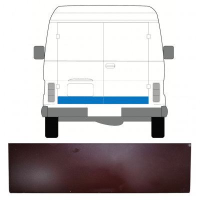 Reparaturni lim stražnjih vrata za Volkswagen LT 1975-1996 / Lijeva = Desna (simetrična) 7957