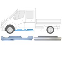 Set reparaturnih dijelova za Renault Master 2010- / Lijevo / Dvostruka kabina / 14912