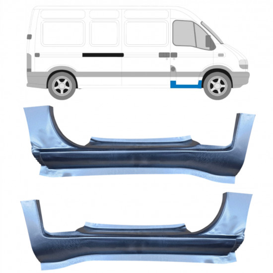 Lim praga za Renault Master 1998-2010 / Lijevo+Desno / Set 9451