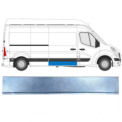 Reparaturni lim kliznih vrata za Renault Master 2010- / Desno 12649