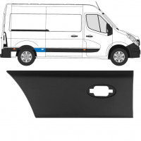 Bočna letvica stražnjeg blatobrana sa svjetlom za Renault Master 2010- / L2 / Desno 10930