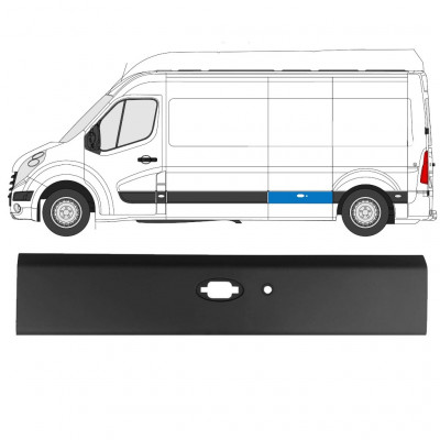 Bočna letvica s PDC-om za Renault Master 2010- / LWB / Lijevo 10911