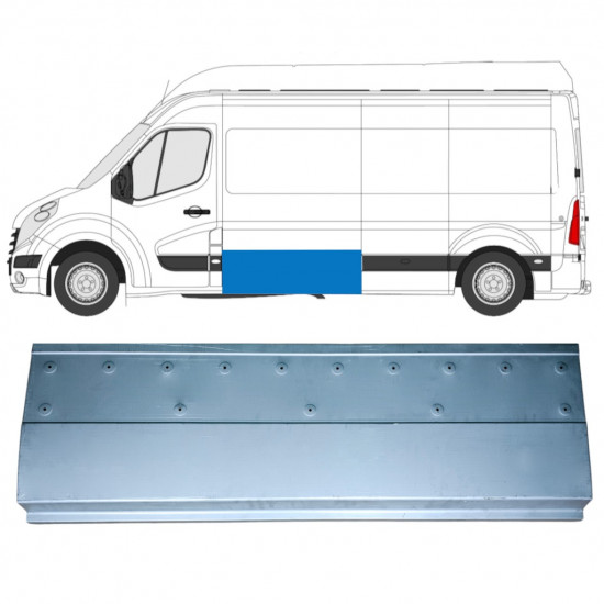 Reparaturni lim boka za Renault Master 2010- / Lijevo 12840