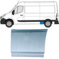 Donji prednji dio reparaturnog lima stražnjeg blatobrana za Renault Master 2010- / Lijevo 12843