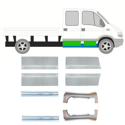 Set reparaturnih dijelova za Renault Master 1998-2010 / Lijevo+Desno / Dvostruka kabina /  10260