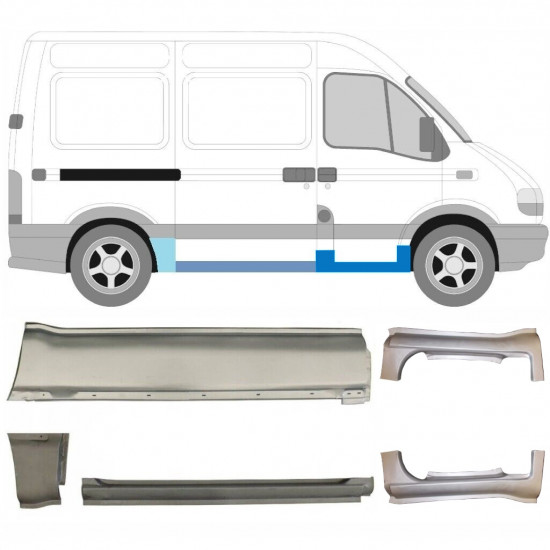 Set reparaturnih dijelova za Renault Master 1998-2010 / SWB /  10697