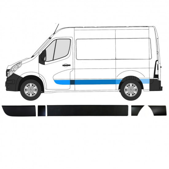 Set letvica za Renault Master Opel Movano Nv 400 2010- / Lijevo /  10894