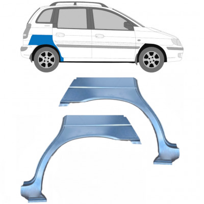 Reparaturni lim stražnjeg blatobrana za Hyundai Matrix 2001-2010 / Lijevo+Desno / Set 9211