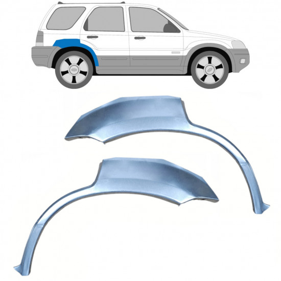 Reparaturni lim stražnjeg blatobrana za Ford Maverick 2001-2008 / Lijevo+Desno / Set 9439