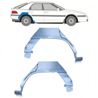 Reparaturni lim stražnjeg blatobrana za Mazda 323F BG 1989-1994 / Lijevo+Desno / Set 9855