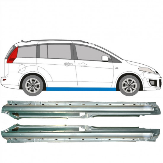 Prag za Mazda 5 2005-2010 / Lijevo+Desno / Set 9296