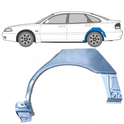 Reparaturni lim stražnjeg blatobrana za Mazda 626 1992-1997 / Lijevo 9012