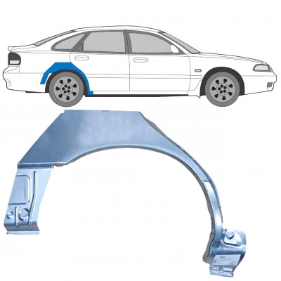 Reparaturni lim stražnjeg blatobrana za Mazda 626 1992-1997 / Desno 9011