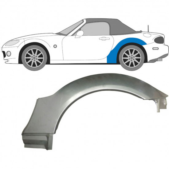 Reparaturni lim stražnjeg blatobrana za Mazda MX-5 2005-2014 / Lijevo 9131