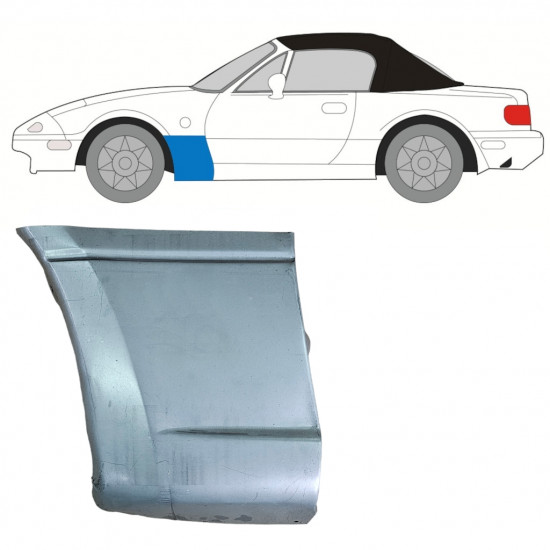 Reparaturni lim prednjeg blatobrana za Mazda MX-5 1989-1998 / Lijevo 8067