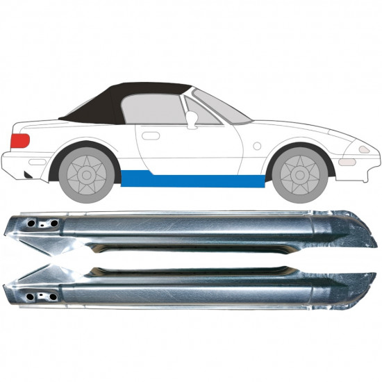 Prag za Mazda MX-5 1989-1998 / Lijevo+Desno / Set 9444